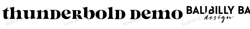 Thunderbold Demo字体转换